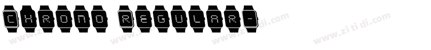 Chrono Regular字体转换